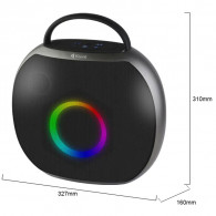 Enceinte Sans Fil Kisonli K23 RGB Noir en Tunisie