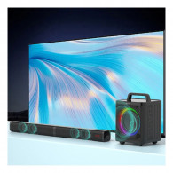 Enceinte Sans Fil Kisonli K16 RGB Noir EN Tunisie