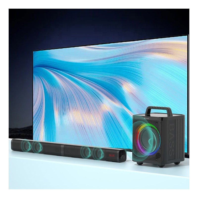 Enceinte Sans Fil Kisonli K16 RGB Noir EN Tunisie