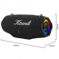 Enceinte Bluetooth Kisonli K17 50W RVB Noir en Tunisie
