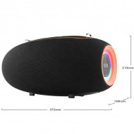 Enceinte Bluetooth Kisonli K8 RGB Noir En Tunisie