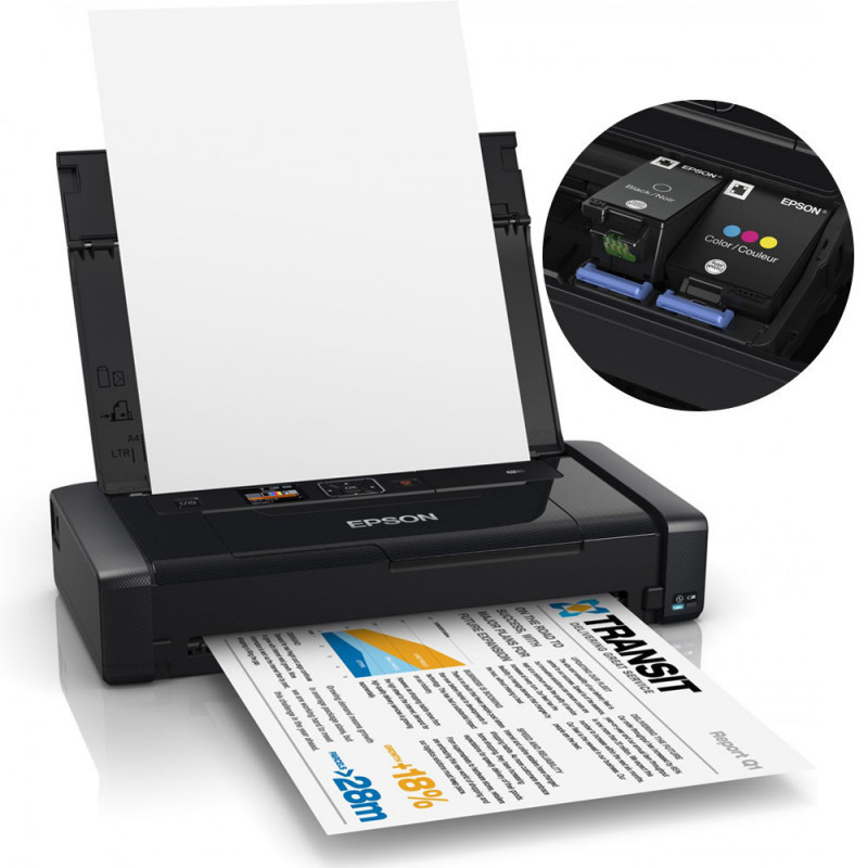 Imprimante EPSON WF-100W jet d'encre WORKFORCE  Couleur- (C11CE05403)