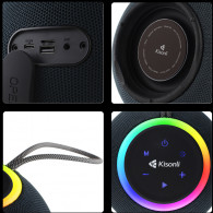 Enceinte Bluetooth Kisonli K6 RGB Noir En Tunisie