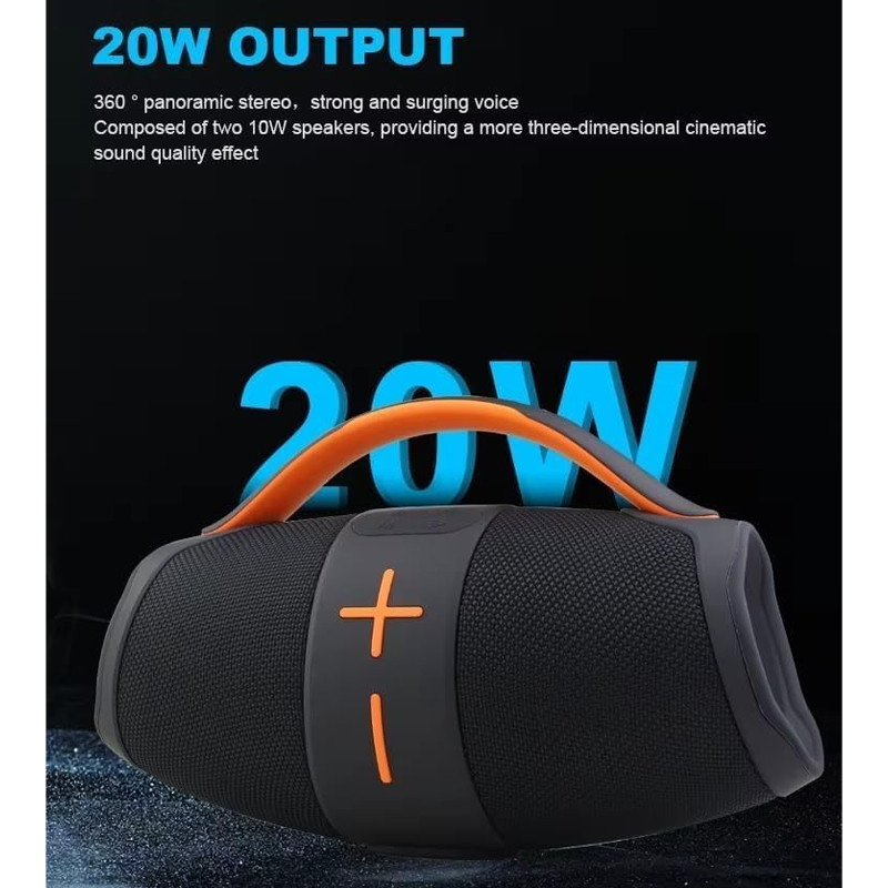 Enceinte Bluetooth Kisonli K13 20W RGB Noir En Tunisie