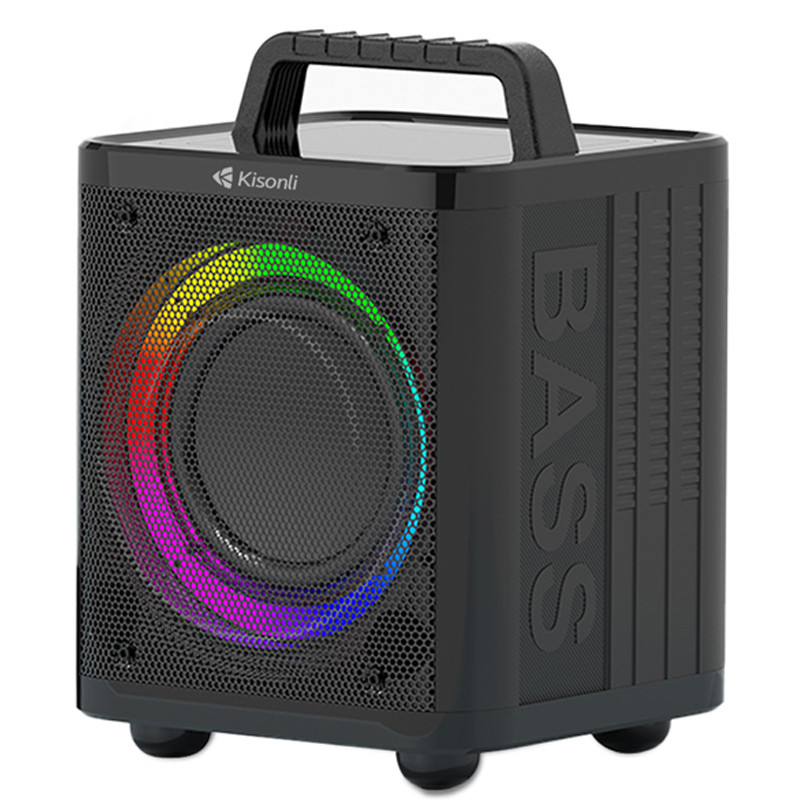 Enceinte Bluetooth Kisonli K4 RGB Noir En Tunisie
