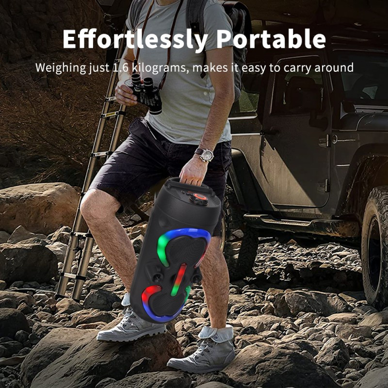 Enceinte Bluetooth ZQS 4292 Avec Microphone 16W Noir en Tunisie