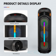 Haut Parleur Bluetooth ZQS8312 Avec Microphone Noir en Tunisie