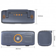 Enceinte Bluetooth Kisonli K2 RVB 13W Noir en Tunisie