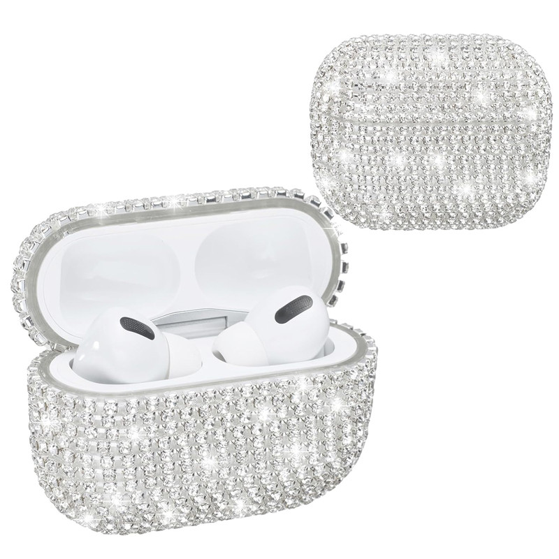 Étui De Protection Pour Airpods Diamond Argent En Tunisie
