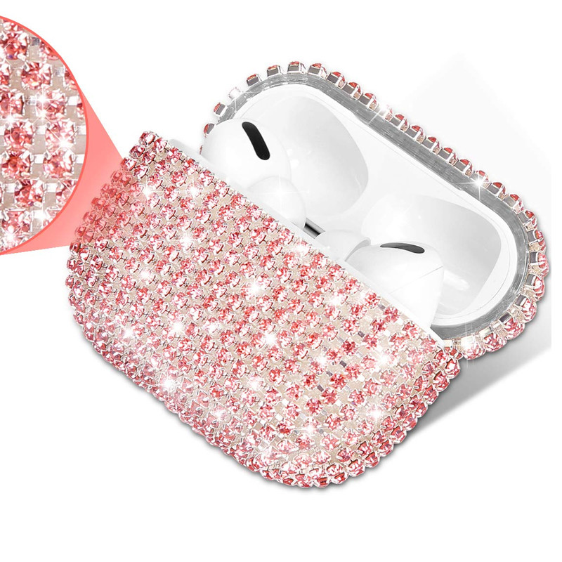 Étui De Protection Pour Airpods Diamond Rose En Tunisie