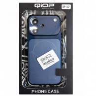 Coque Qiop Pour Iphone 17 Bleu