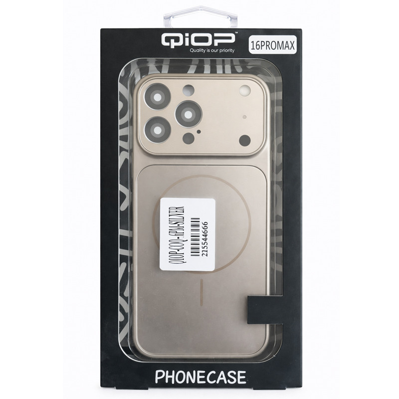 Coque Qiop Pour Iphone 16 Pro Max Gold En Tunisie