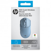 Souris Sans Fil HP 400 Silencieuse Bleu en Tunisie