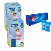 Couches Bébé Kotis Premium T6 16 Pièces Xlarge Eco en Tunisie