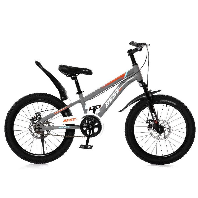 Bicyclette Best Bike Y-24 24″ Gris & Orange en Tunisie