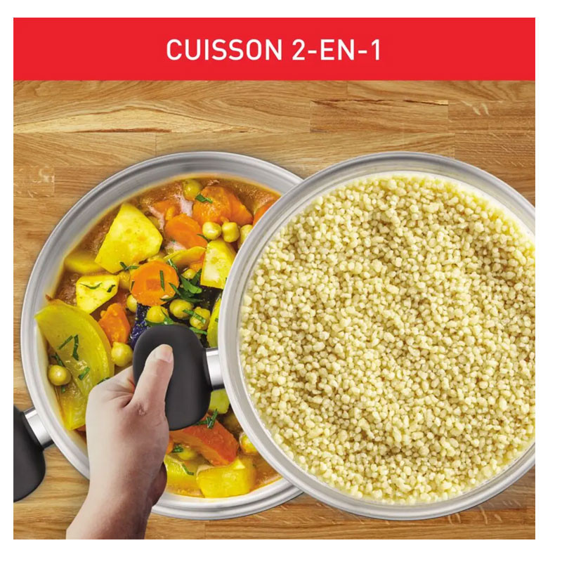 Couscoussier Tefal E3089505 6.7 Litres Inox en Tunisie