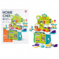 Coffret Cuisine Home Chef 53 Pièces Vert en Tunisie