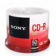 Paquet de 50 Pieces CD-R Sony 50CDQ80C  700 Mo En Tunisie