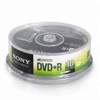 Paquet de 10 Pieces DVD-R Sony 10DPR7C3SP 4,7Go En Tunisie