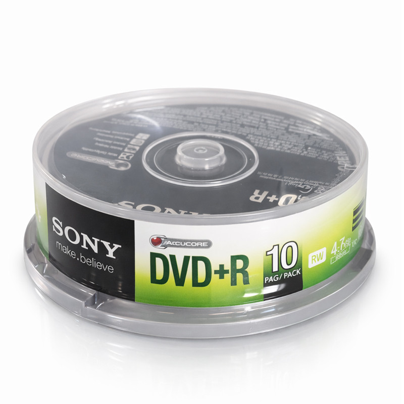 Paquet de 10 Pieces DVD-R Sony 10DPR7C3SP 4,7Go En Tunisie