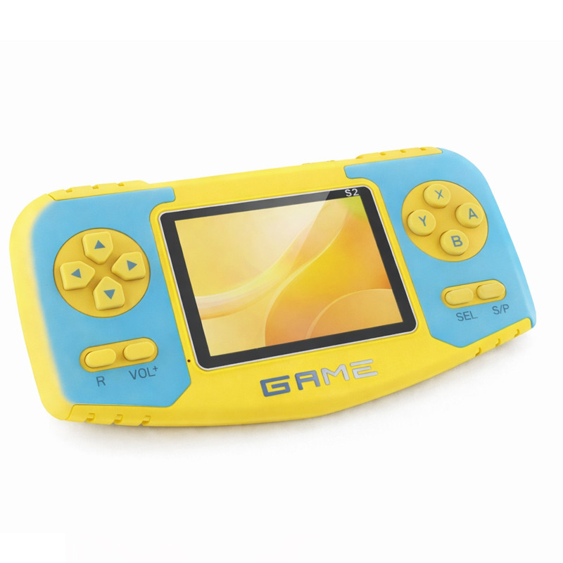 Console De Jeux Portable S2 Bleu & Jaune en Tunisie