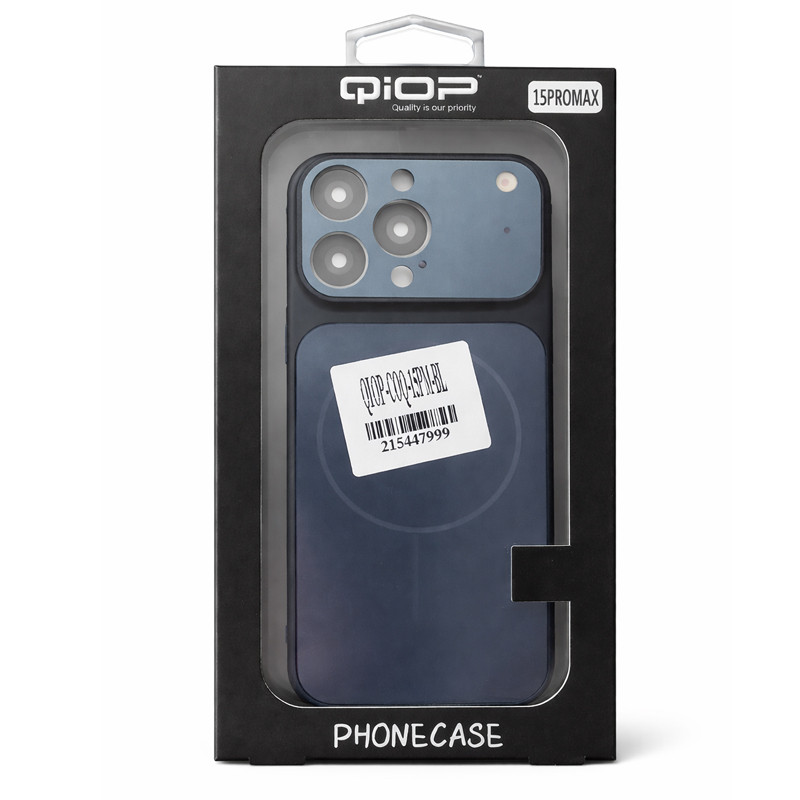 Coque Qiop Pour Iphone 15 Pro Max Bleu En Tunisie