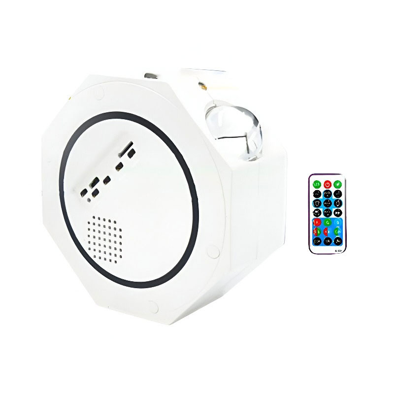 Veilleuse Avec Projection Du Ciel Octagon Bluetooth Blanc en Tunisie
