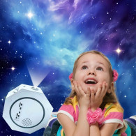 Veilleuse Avec Projection Du Ciel Octagon Bluetooth Blanc en Tunisie