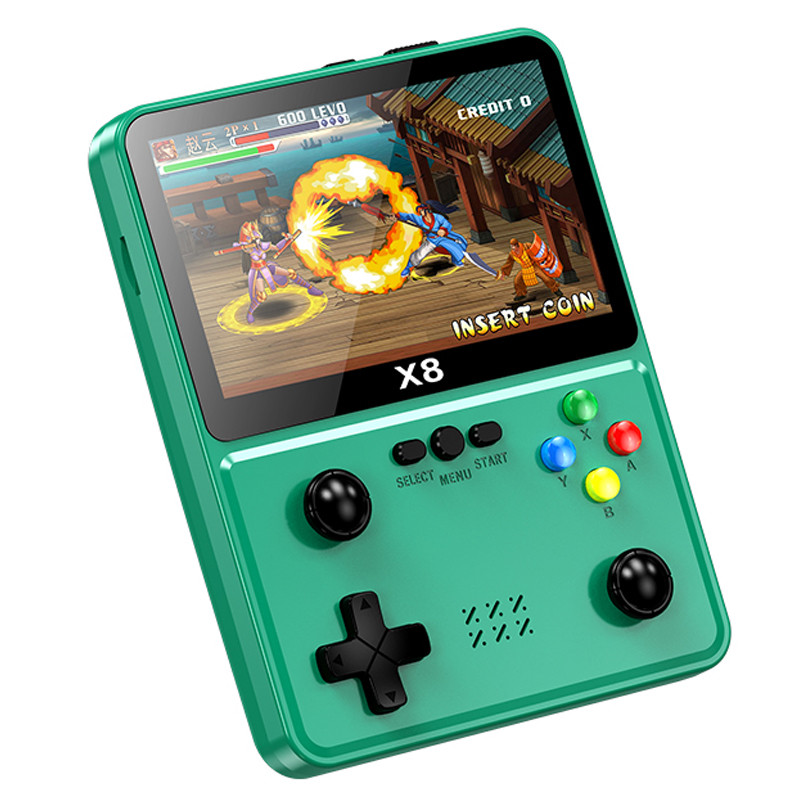 Console De Jeu Portable X8 Vert En Tunisie