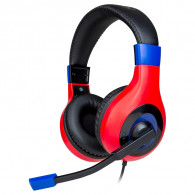 Micro Casque Stéréo Gaming Bigben Sound Pour Nintendo Switch Rouge
