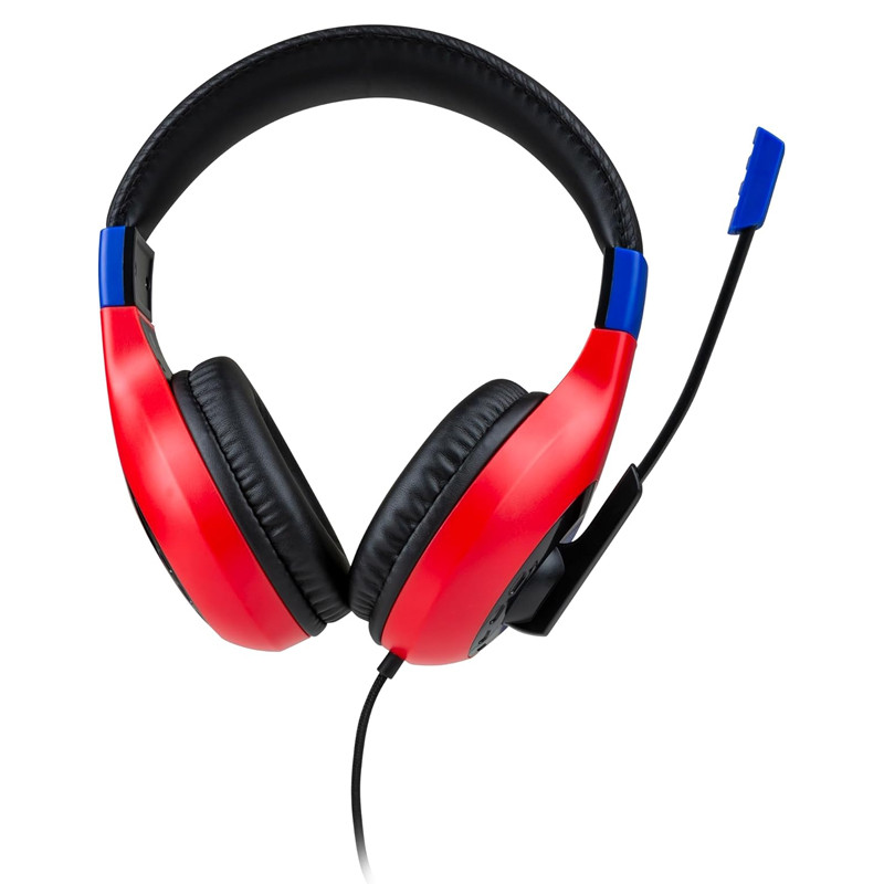 Micro Casque Stéréo Gaming Bigben Sound Pour Nintendo Switch Rouge & Bleu En Tunisie