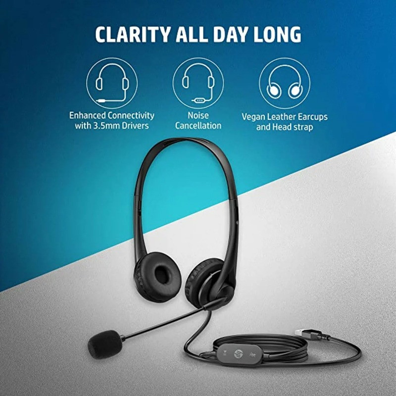 Micro Casque Filaire HP G2 428K6AA Noir en Tunisie