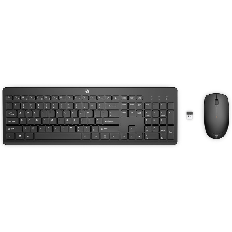 Pack Clavier et Souris Sans Fil HP 235 Noir en Tunisie