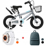 Bicyclette Enfant Best Bike 12" Gris en Tunisie