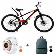 Bicyclette Best Bike B-24 24″ Noir & Rouge