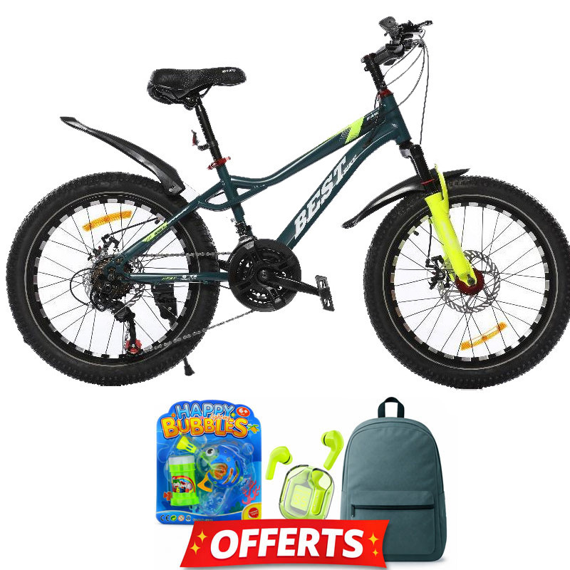 Vélo Enfant Best Bike L 20" Vert en Tunisie