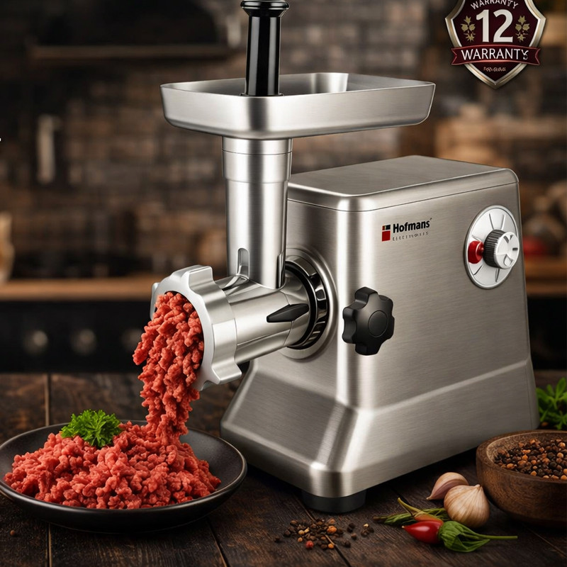 Hachoir a Viande Hoffmans HM-279 3000 W Inox En Tunisie