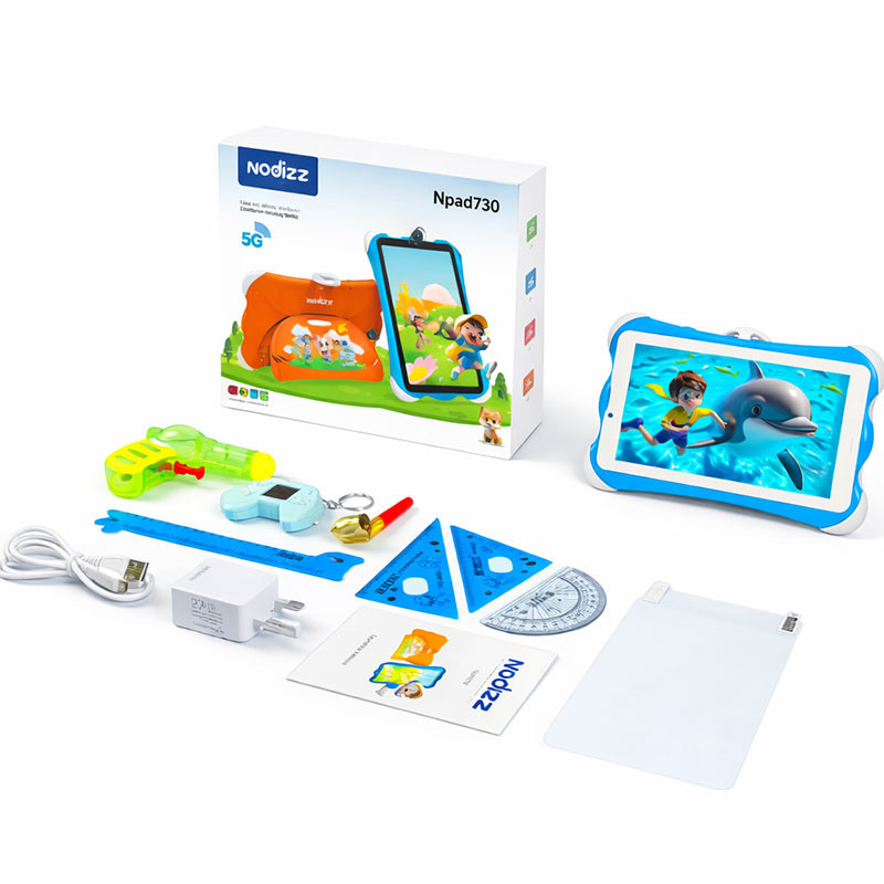 Tablette Kids  Nodizz Npad730 8Go 512Go Bleu en Tunisie