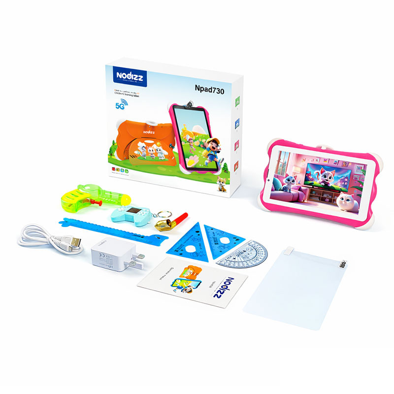 Tablette Kids Nodizz Npad730 8Go 512Go Rose en Tunisie