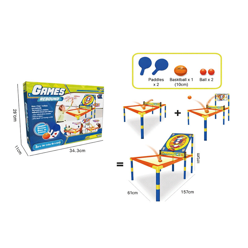 Jeu De Table Tennis Rebound 2en1 Bleu en Tunisie