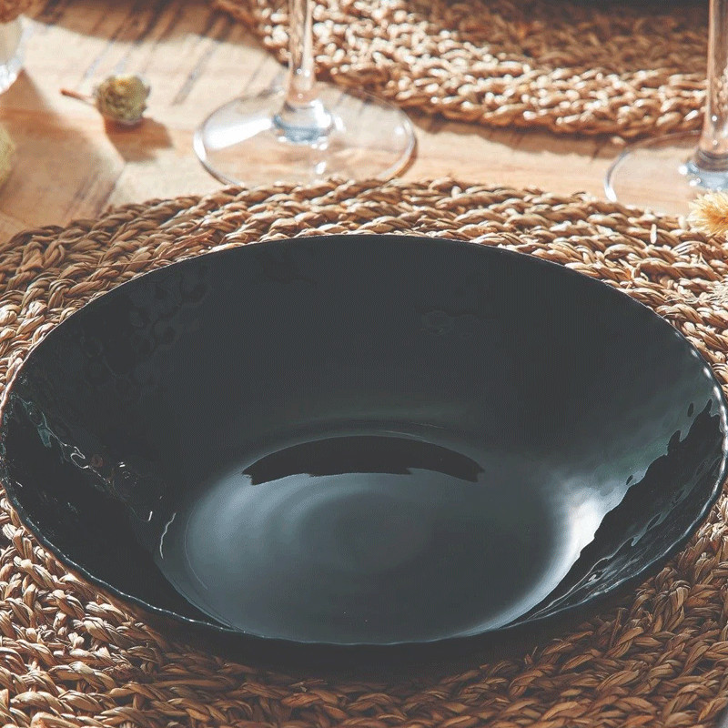 Assiettes Luminarc Pampille 20Cm Noir en Tunisie