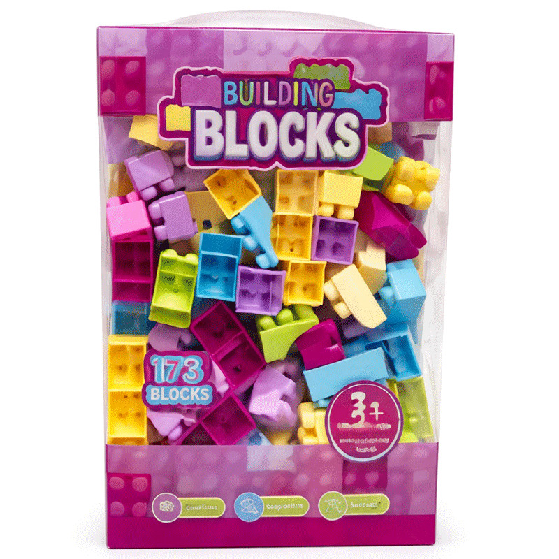 Blocs De Construction Pastel 173 Pièces Multi Couleurs en Tunisie