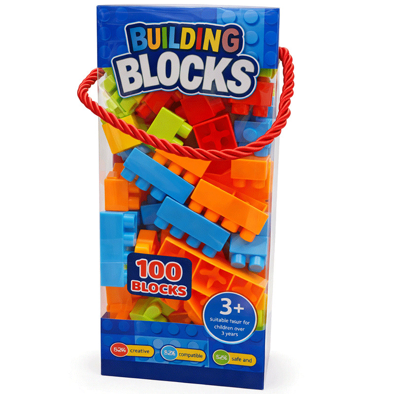 Blocs De Construction 100 Pièces Multi Couleurs en Tunisie