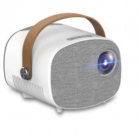Mini VidéoProjecteur Portable  LED Wownect Blanc en Tunisie