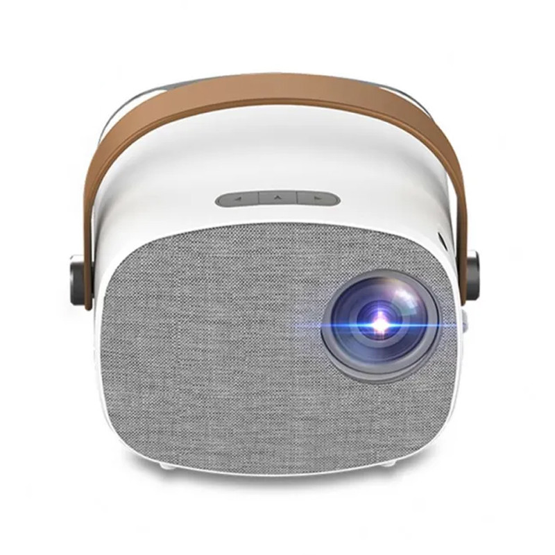 Mini VidéoProjecteur Portable  LED Wownect Blanc en Tunisie