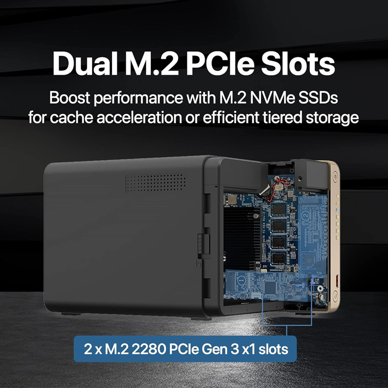 Serveur QNAP NAS TS-464 8Go 4 Baies en Tunisie