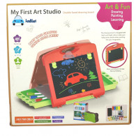 Table à Dessin pour Artiste 27 Pièces Rouge