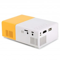 Mini Vidéo Projecteur Portable Led Full HD LCD Blanc & Jaune  en Tunisie
