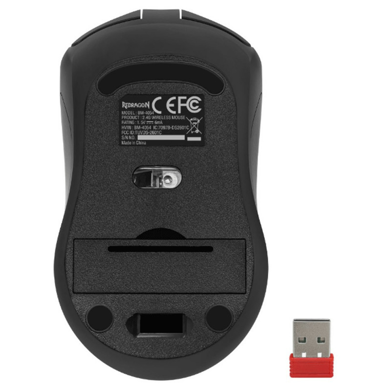 Souris Sans Fil Redragon BM-4054 Noir en Tunisie