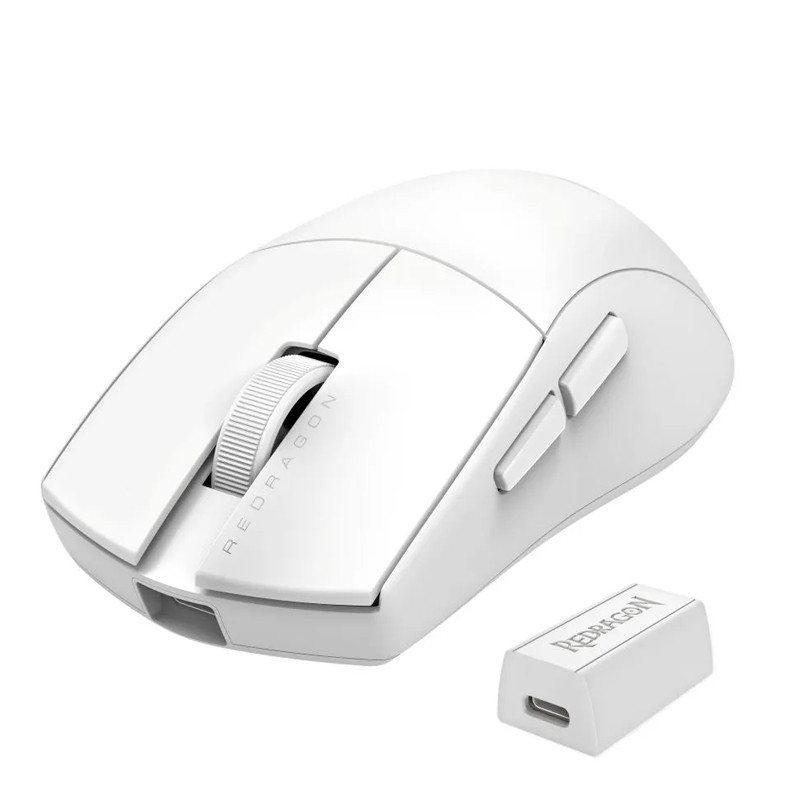 Souris Gamer Sans fil Redragon K1ng Standard 4K Pro Blanc En Tunisie